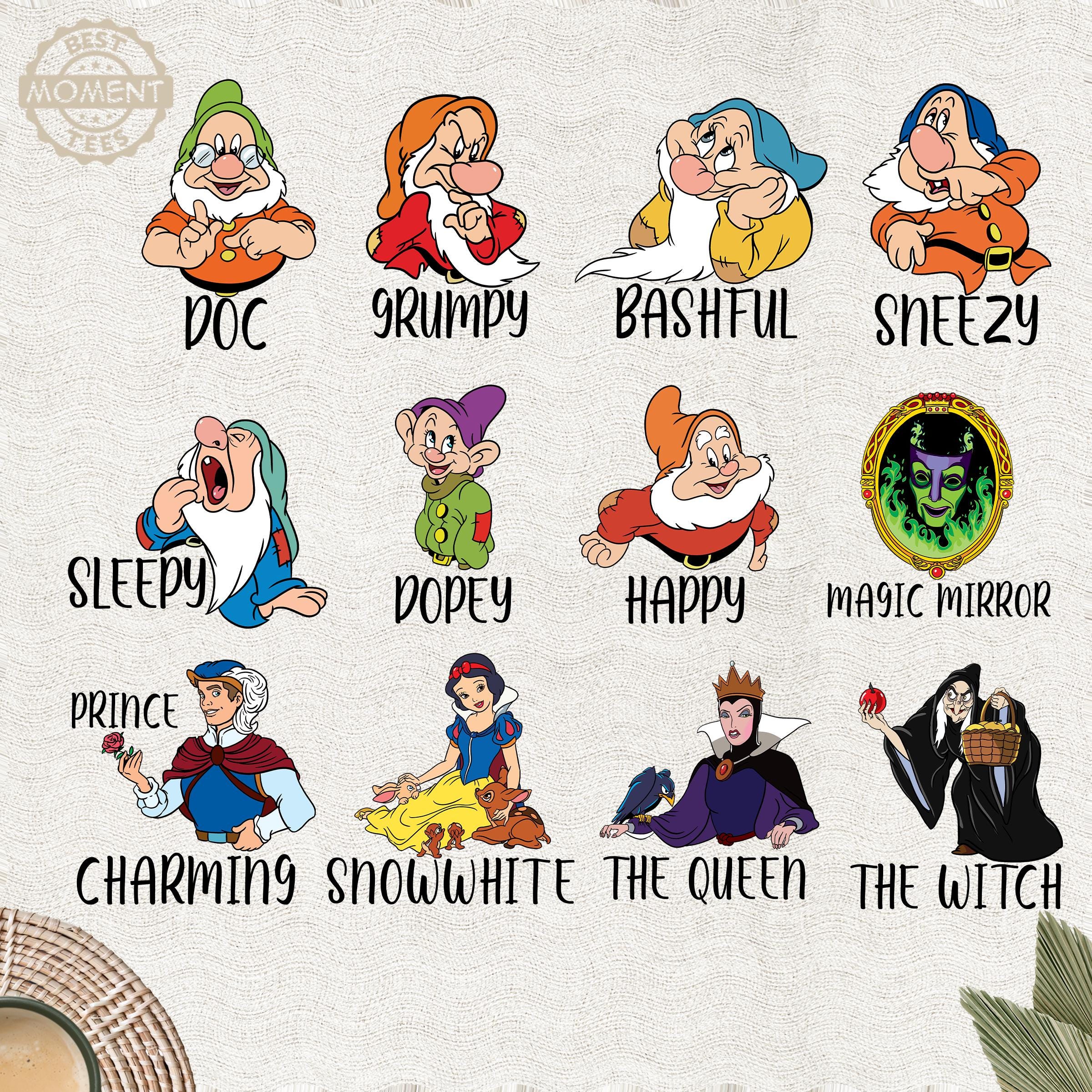 Snow White Seven Dwarfs Shirt Custom Disney Friends Matching Tee Disney ...