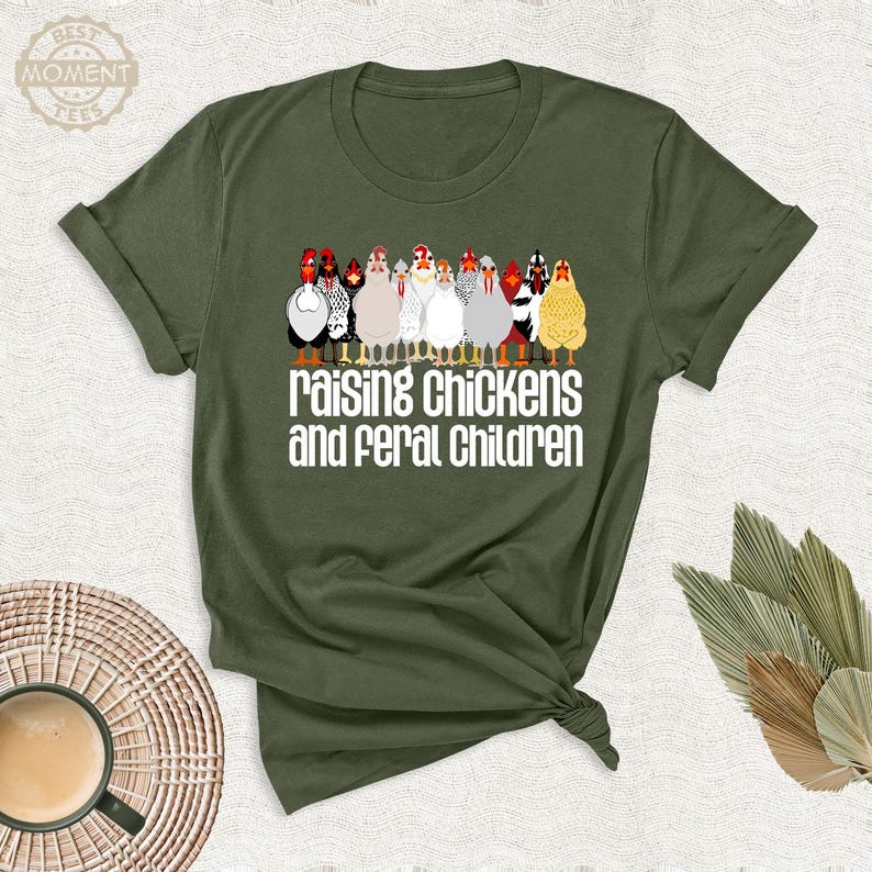 Chicken Mom Shirt by BestMomentTees