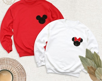 Disney Couple Sweat Disney Matching Hoodie Disneyworld Hoodie Minnie Mouse Shirt Disney Grandparents Tee Disney Trip Shirt Disney Sweatshirt
