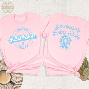 Colon Cancer Survivor Shirt Custom Blue Ribbon Survivor Tshirt, Colon Cancer Warrior Tee, Cancer Fighter Shirt, Two Sided Custom Name Shirts