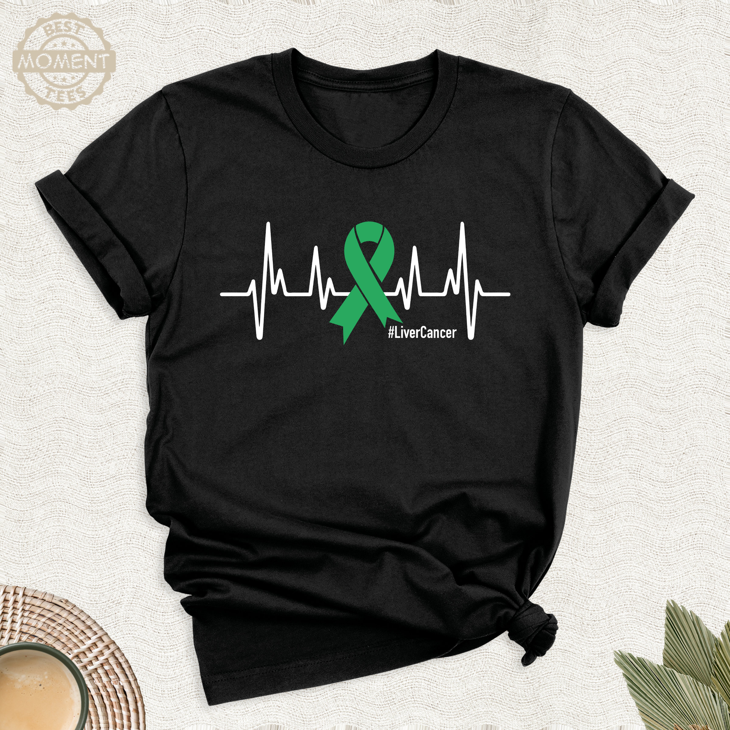 Support Squad Liver Cancer Shirt, Green Ribbon Awareness Team Tshirt ...