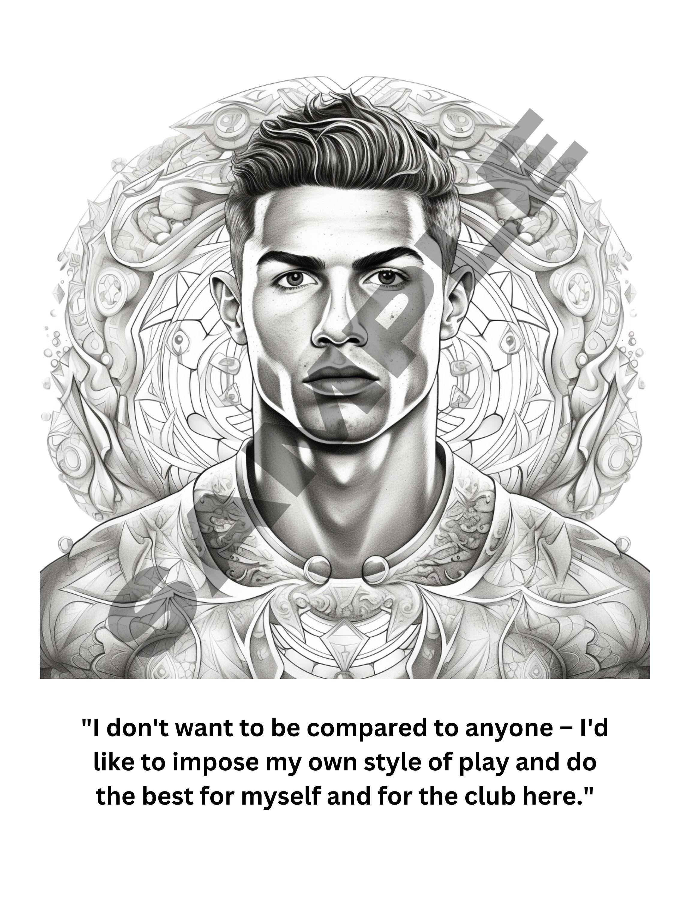 CRISTIANO RONALDO: Collection of 60 Cristiano Ronaldo - Inspired