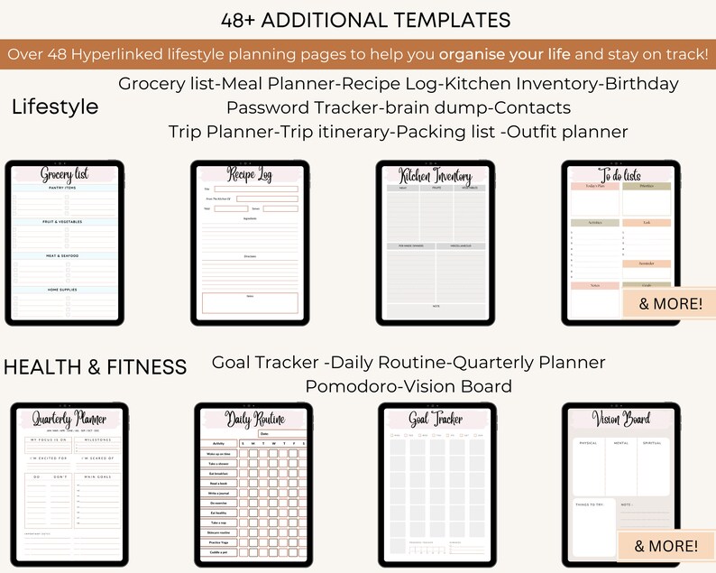 Ultimate Remarkable Planner 20232024 Hyperlinked PDF Etsy Australia