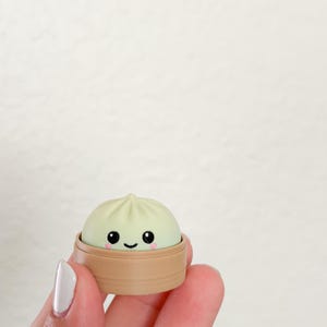 Dumpling Fidget Clicker | Cute Sensory Fidget Toy | Pocket Clicker |  Kawaii Inspired Dumpling Gift | Backpack Charm |  Stocking Stuffer