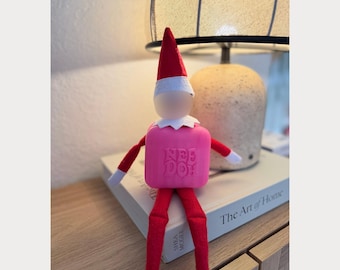 3D Printed Elf Christmas Square Squishy Inspired Costume
