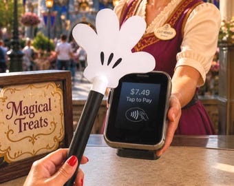 3D Printed Mouse Glove Tap to Pay Wand | Tap-to-Pay Card Holder | Contactless Payment Accessory