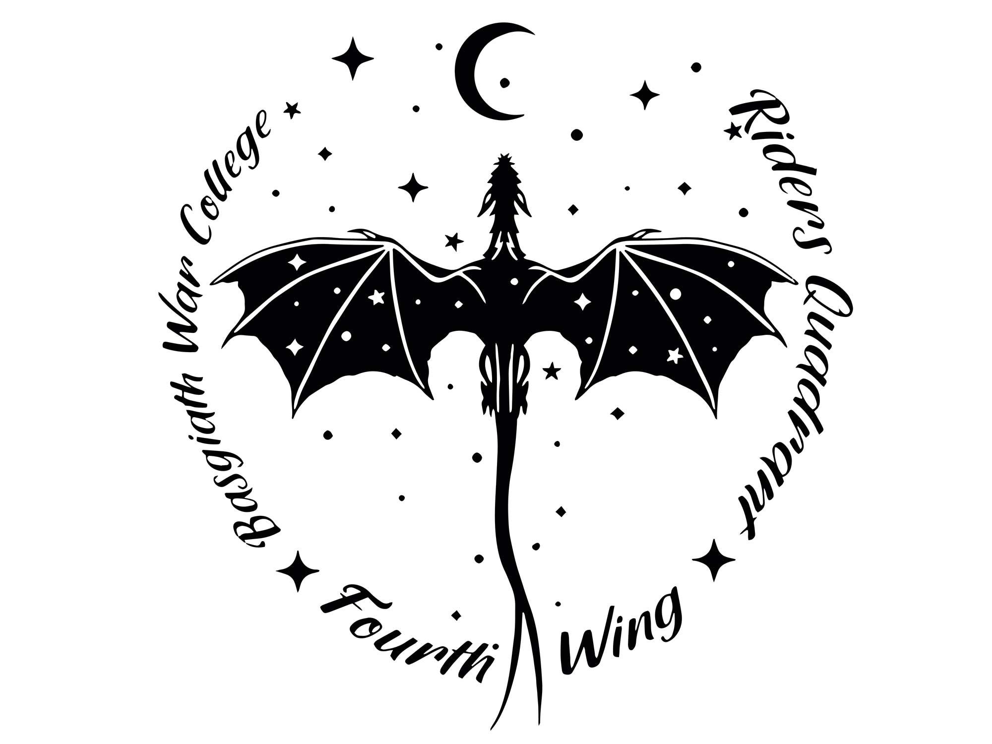 Fourth Wing Png Fourth Wing Dragon Rider Pngbasgiath PNG - Etsy
