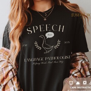 Custom Comfort Colors Speech Therapy Shirt SLP SLPA Speech Language Pathologist Shirt Gift For Future Speech Therapist Graduation Gift Shirt