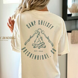 Custom Camp Bachelorette Party Shirts Personalized Camp Bride Tshirt Bachelorette Weekend Wild Mountain Bridal Party Gifts Bridesmaids Tee