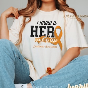 Personalized Leukemia Awareness Shirt,Orange Cancer Ribbon Tshirt,Custom Leukemia Survivor Support Team T-shirt Gift Cancer Warrior Tee