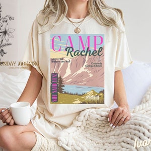 Custom Camp Bachelorette Party Shirts Personalized Camp Bride Tshirt Bachelorette Weekend Wild Mountain Bridal Party Gifts Bridesmaids Tee