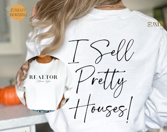 Personalized Real Estate Agent Sweatshirt, Realtor Sweatshirt, Real Estate Agent Gift, Realtor Shirts, Gift for Realtor, Real Estate Broker