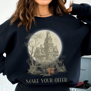 Real Estate Agent Halloween Sweatshirt, Realtor Sweatshirt, Real Estate Agent Gift, Gift for Realtor, Realtor Closing Gift, Gift for Her