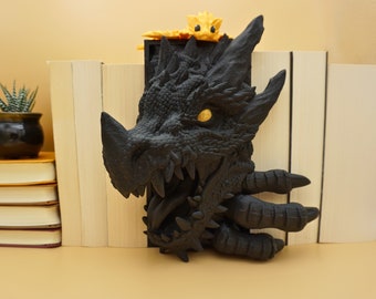 Book Nook | Buchstütze Drache