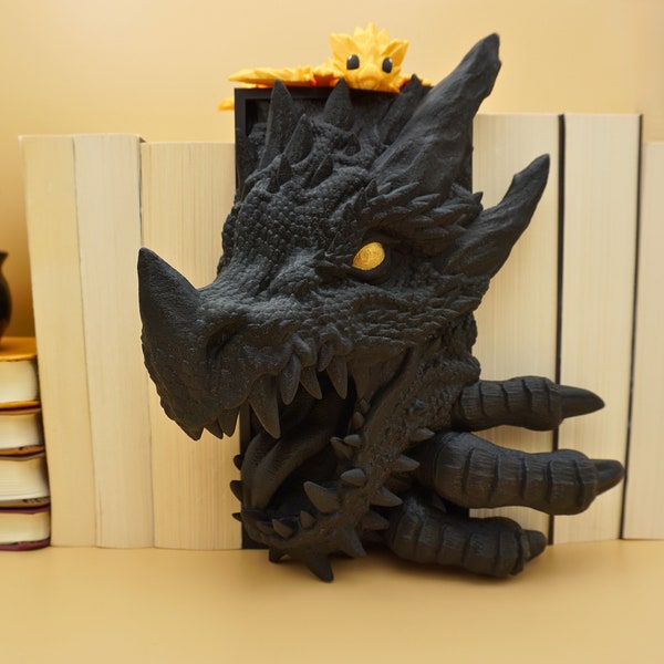 Book Nook | Buchstütze Drache