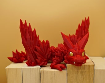 roter Drache, beweglich