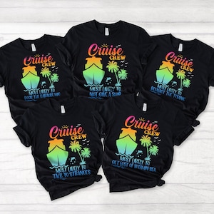Personalized Most Likely Cruise To Shirt Png Bundle, Cruise Crew Png, Family Cruise Png, Funny Cruise Quotes, Family Summer Vacation Shirt
