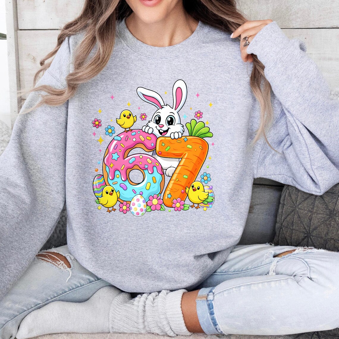 Happy Easter Day 67 Bunny PNG, Six Seven Easter Day, 67 Easter Egg Png ...