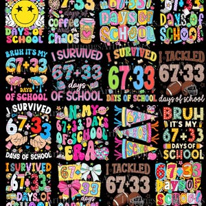 67 33 dagars skolpaket, Jag överlevde 100 dagars skolan png, Jag överlevde 67 dagars skolan png, Lärare-elev-present, 100:e dagen i skolan bild 1