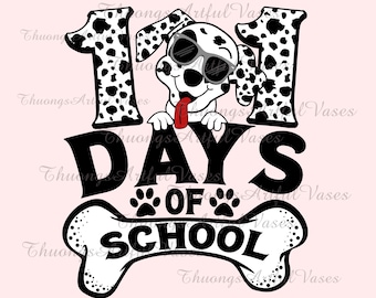 101 Tage der Schule Dalmatiner Png, 101 Tage der Schule Png, ich überlebte 100 Tage Png, Kindergarten Png, Schüler Lehrer Geschenk, Zurück in der Schule