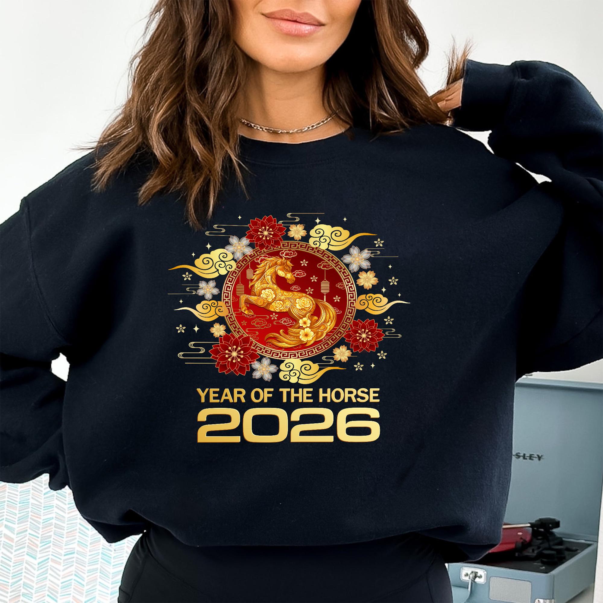 Year of the Horse 2026 PNG, Chinese Zodiac 2026 Png, Lunar New Year ...