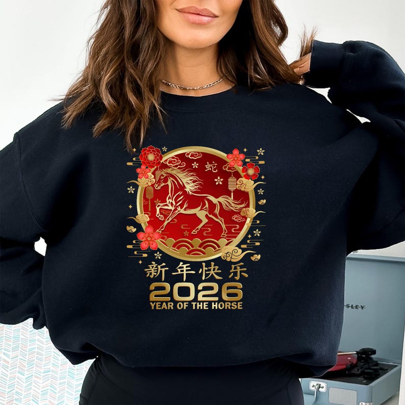 Year of the Horse 2026 PNG, Chinese Zodiac 2026 Png, Lunar New Year Png ...