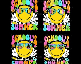 School's Out for Summer Png, Last day of School Png, Teacher Appreciation Png, School Png, Kids Summer Break, Summer Holiday Shirt