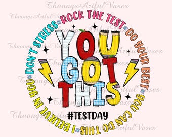 You Got This Rock the Test Png、面白い先生 Png、テストの日です png、学校休み Png、先生のテストの日、学校の最終日、テスト Png