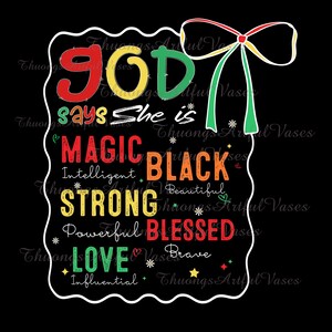 Coquette God Says She Is, Black Women Bible Verse Png, Juneteenth Bow Png, Black History Bow Png, Juneteenth 1865 Png, Black Freedom Png