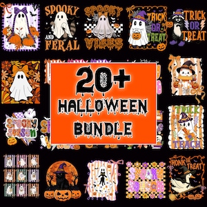 20+ Preppy Halloween Bundle, Halloween Png Bundle, Geist PNG Bundle, Kürbis Bundle Png, Herbst Halloween Bundle, Halloween Designs Bundle