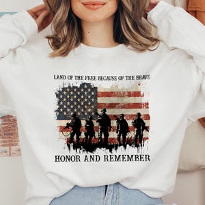 Land Of The Free Because Of The Brave Png, 4th of July Png, Fourth of July Png, Patriotic Shirt Png, Independence Day Png image 4
