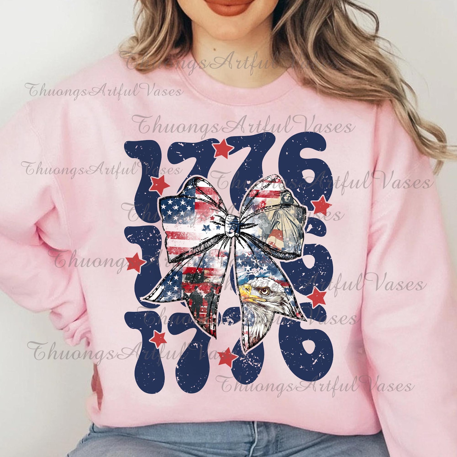 Coquette American Girl Png, Coquette Bow 1776 Png, 4th of July Png ...