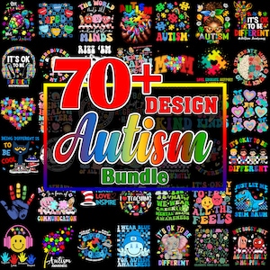 70+ Autism Designs Bundle, Autism Awareness Png, Autism Quote Png, Au-Some, Autism Mom Png, Puzzle Png, Autism Ribbon Png, Puzzle Piece Png