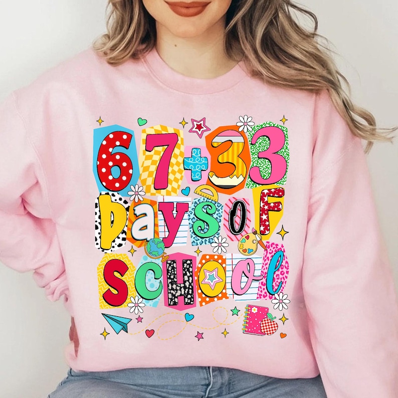 67 33 dagars skolpaket, Jag överlevde 100 dagars skolan png, Jag överlevde 67 dagars skolan png, Lärare-elev-present, 100:e dagen i skolan bild 4