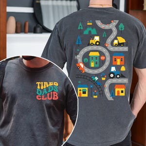 疲れたお父さんクラブPNG、お父さんのためのレーシングシャツPNG、カートラックの父の日のデジタルファイル、お父さんとレース、面白いお父さんへのギフトPNG
