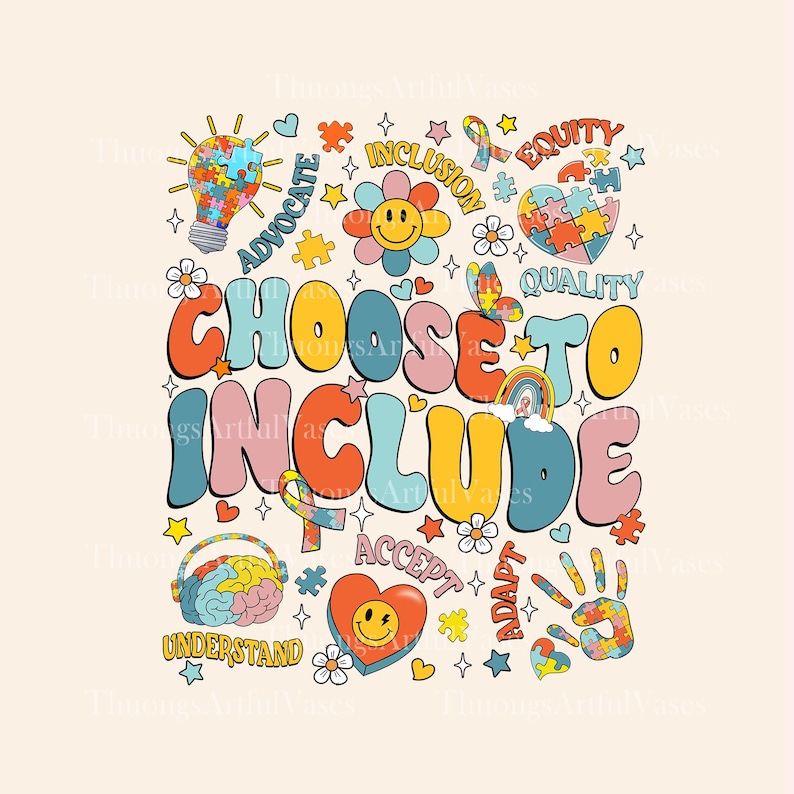 Choose Inclusion Choose to Include PNG, Autism Awareness Advocate Png, Special Education ...