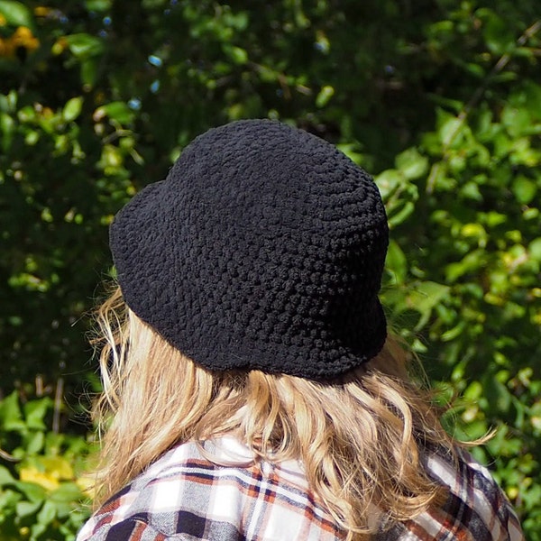 Plush Winter Bucket Hat Pattern - Crochet