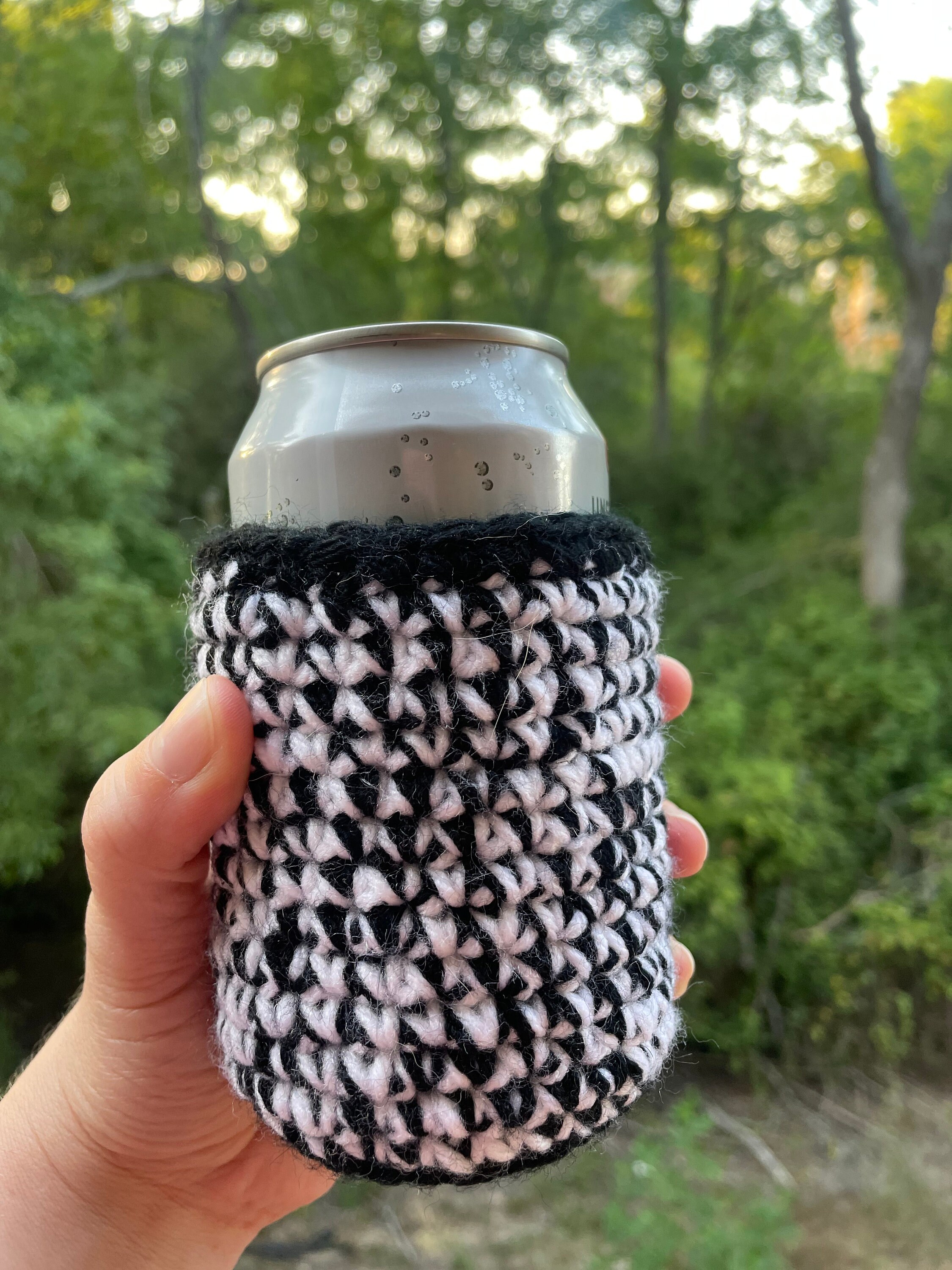 Color Fusion Crochet Can Cozy Pattern - Etsy