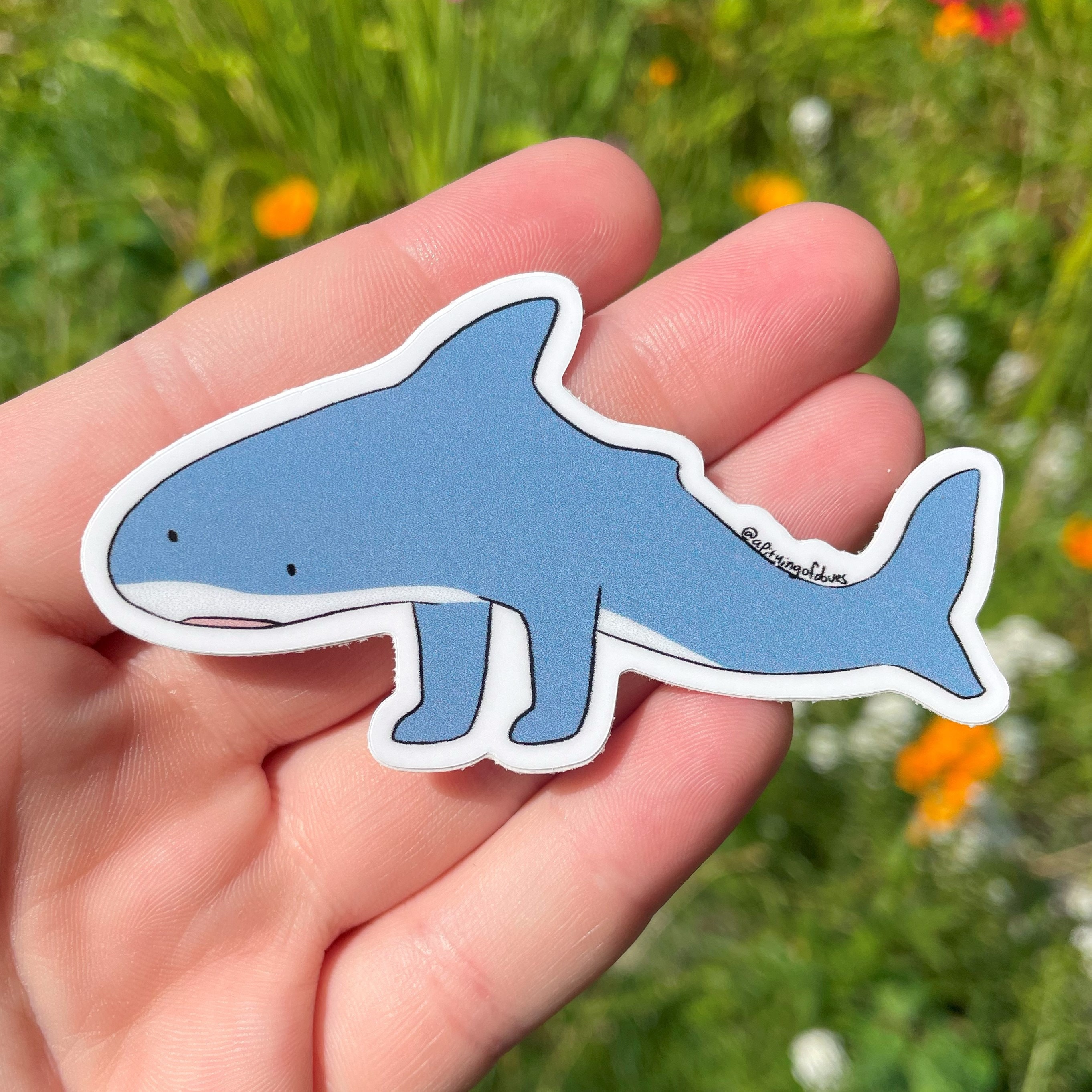 Silly Plush Shark Sticker Funny Meme Trans Shark - Etsy