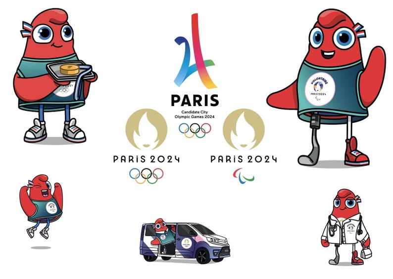 8 Svgs Paris 2024 Olympic Et Pngs Bundle Olympics Svgs Et Etsy