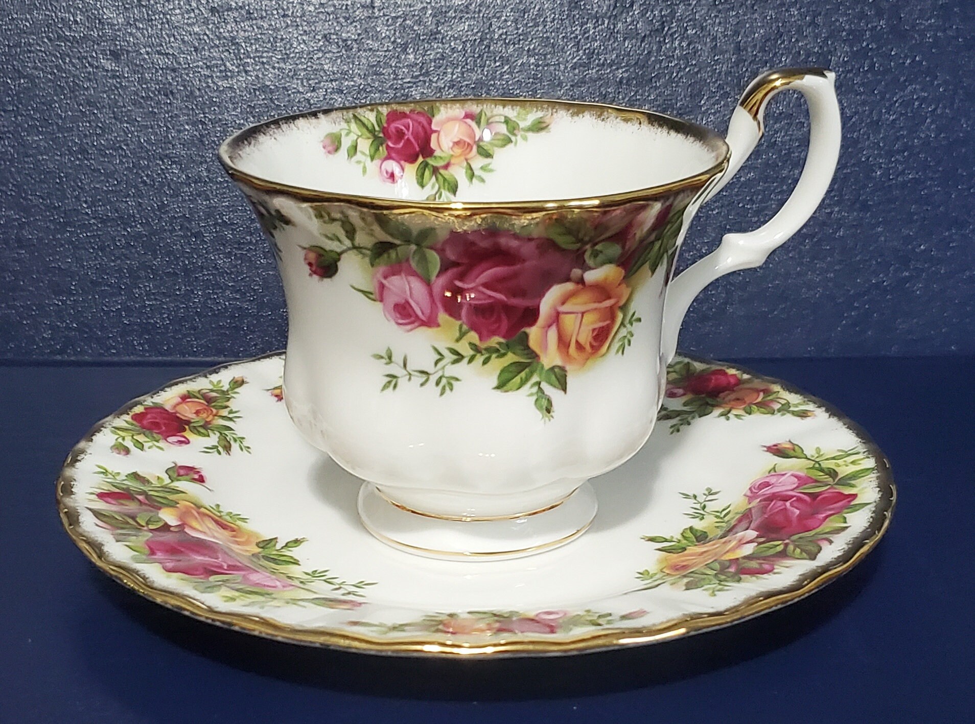 Royal Albert Bone China Old Country Roses Tea Set 1962 - Etsy