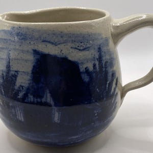 ヴィンテージ P. R. ストーリー陶器 マーシャル テキサス ジャグ ピッチャー クリーマー サイン入り 1990年