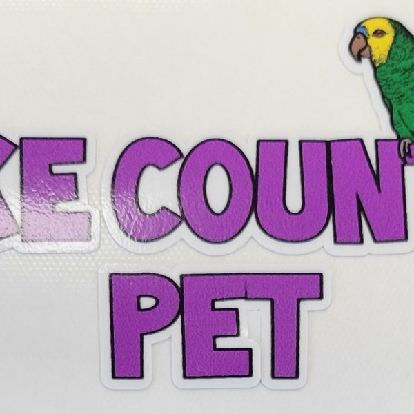 Lake Country Pet Logo Sticker