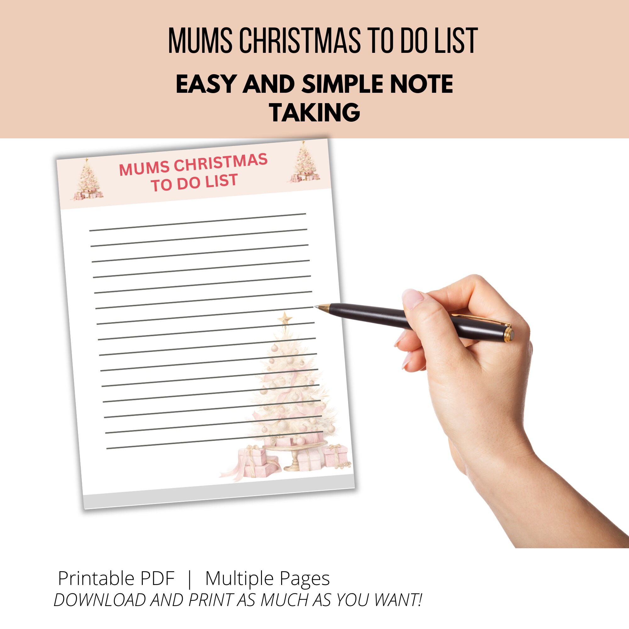 To Do List, Printable, Mom Planner, Daily Planner Christmas, Daily ...