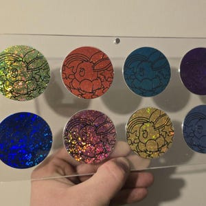 Présentoir pour pièces de monnaie Pokémon (différentes tailles disponibles)