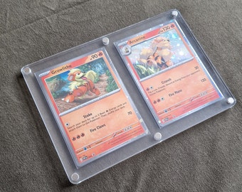 Double Card Display (Ideal way of displaying your trading cards!)