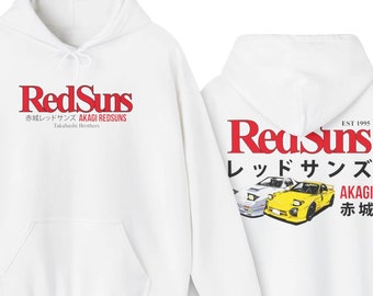 Redsuns 頭文字D マツダ RX7 パーカー | JDM アニメ ストリートウェア 日本風