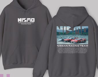 Nissan Racing Team Hoodie: Vintage JDM Car Guy Sweatshirt