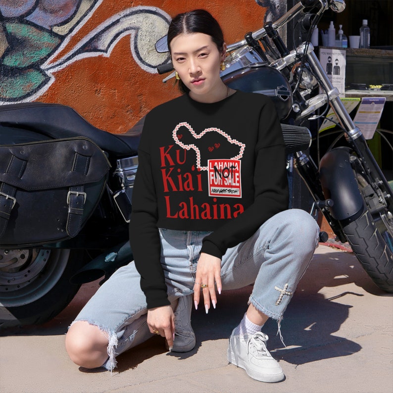 Sostieni Lahaina Strong: felpa corta Ku Kia'i Lahaina/Lahaina Strong da donna immagine 5