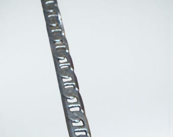 Vintage Estate 925 Sterling Silver Mariner Link Bracelet | 8.25" Gucci Chain